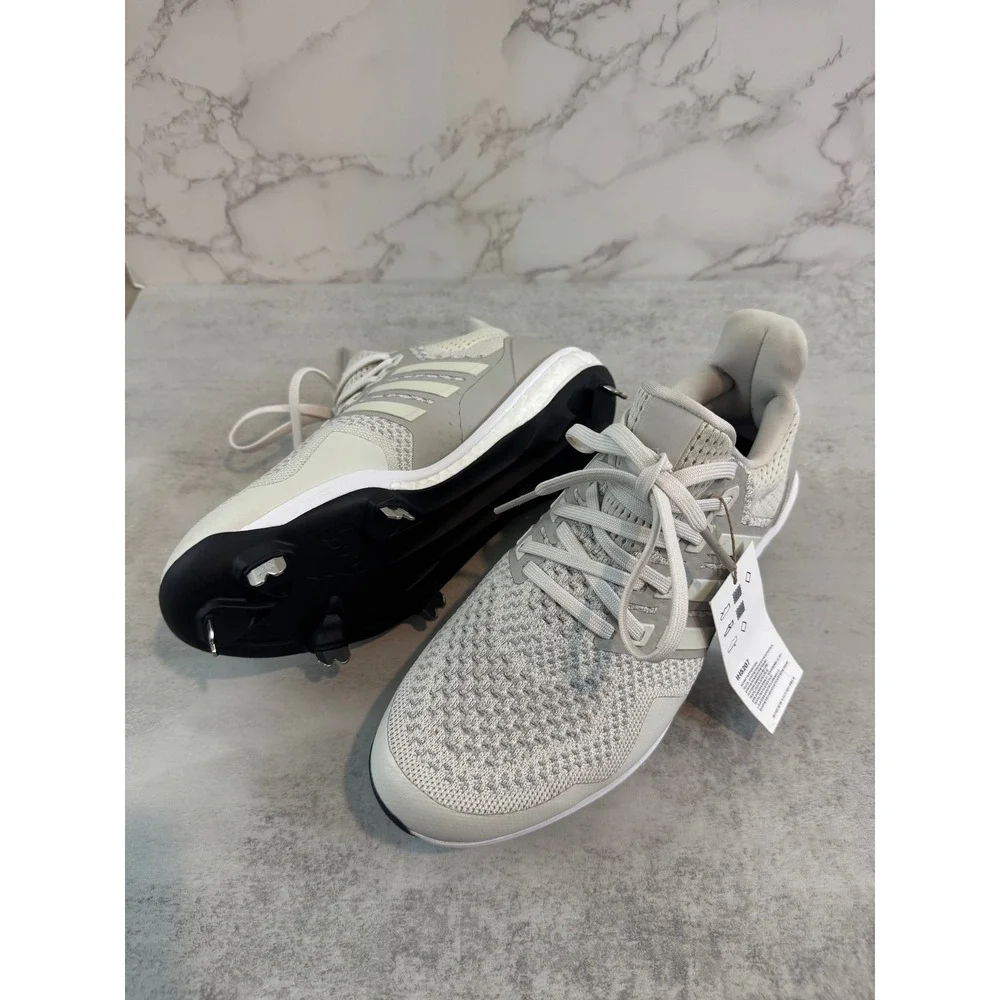 Adidas Ultraboost DNA 1.0 Baseball Cleats Grey IH8207 Mens 5.5 Womens 6.5 New